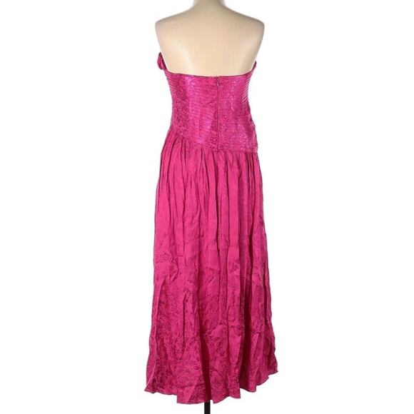 NWT Free People Make An Entrance Size 10 Pink Rose Dress - Picture 3 of 9